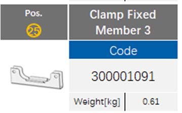 Clamp Fixed Member 3