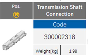 Transmission Shaft Connection