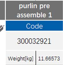 Purlin pre-assemble 1