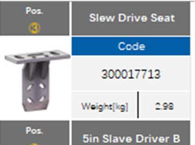 Slew Driver Seat