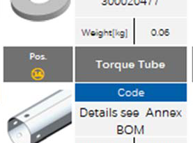 Torque Tubes D166
